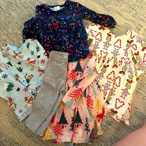 ❤️ Baby Girl Christmas Bundle 🎄Hanna Andersson* Carters*